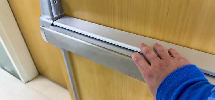 Installing a Push Bar on a Door Dunedin